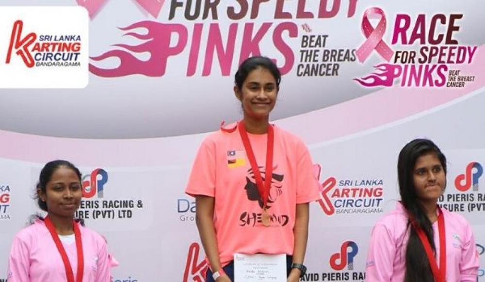 The first-ever women only karting race at SLKC in support of Breast Cancer Awareness Month