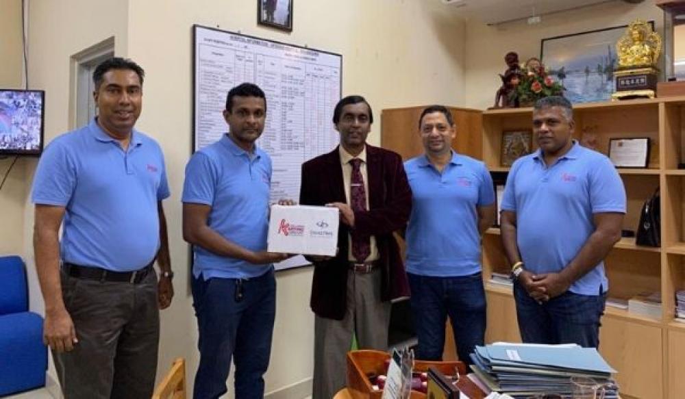 SLKC donates PinkRace proceeds to Apeksha Hospital, Maharagama